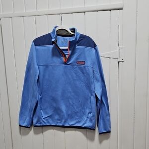 Vineyard Vines Men's Zip-Up Sweater in Blue and Navy